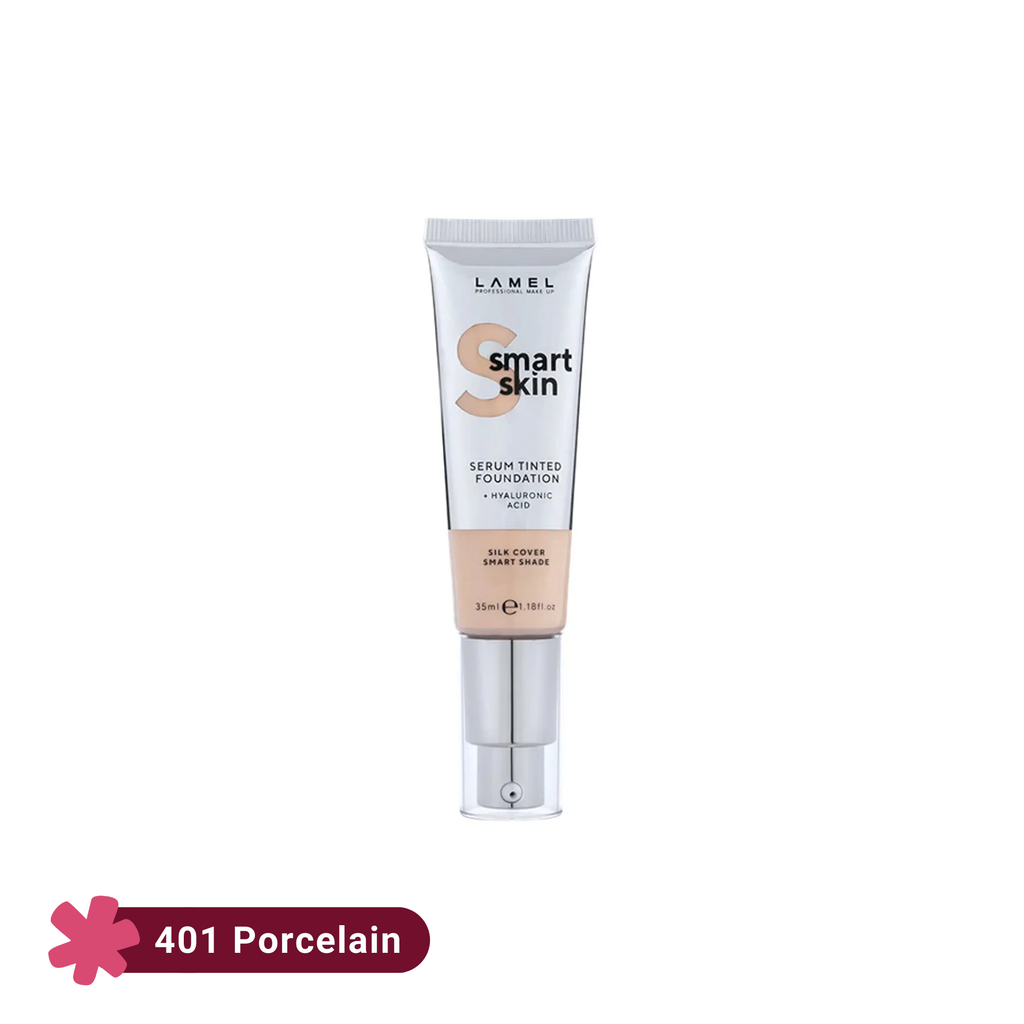 Lamel Smart Skin Serum Tinted Foundation 401 Porcelain 35ml