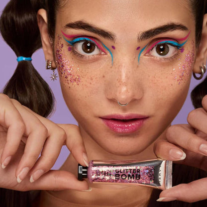 Lamel Insta Glitter Bomb For Face And Body 401 Silver 20ml