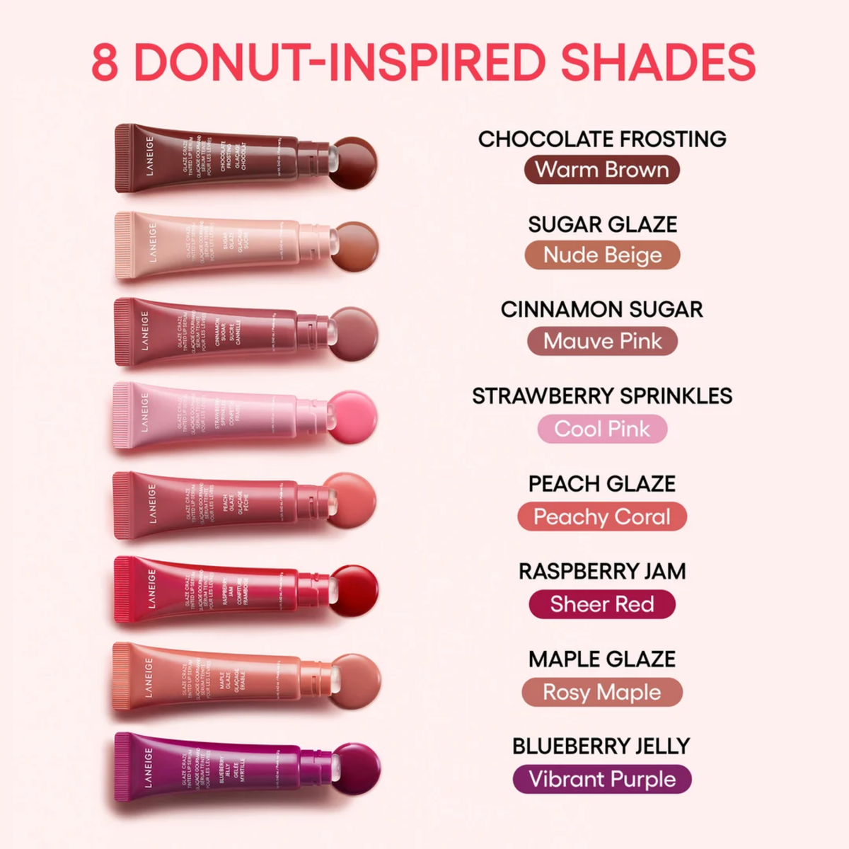 Laneige Glaze Craze Tinted Lip Serum 12gm