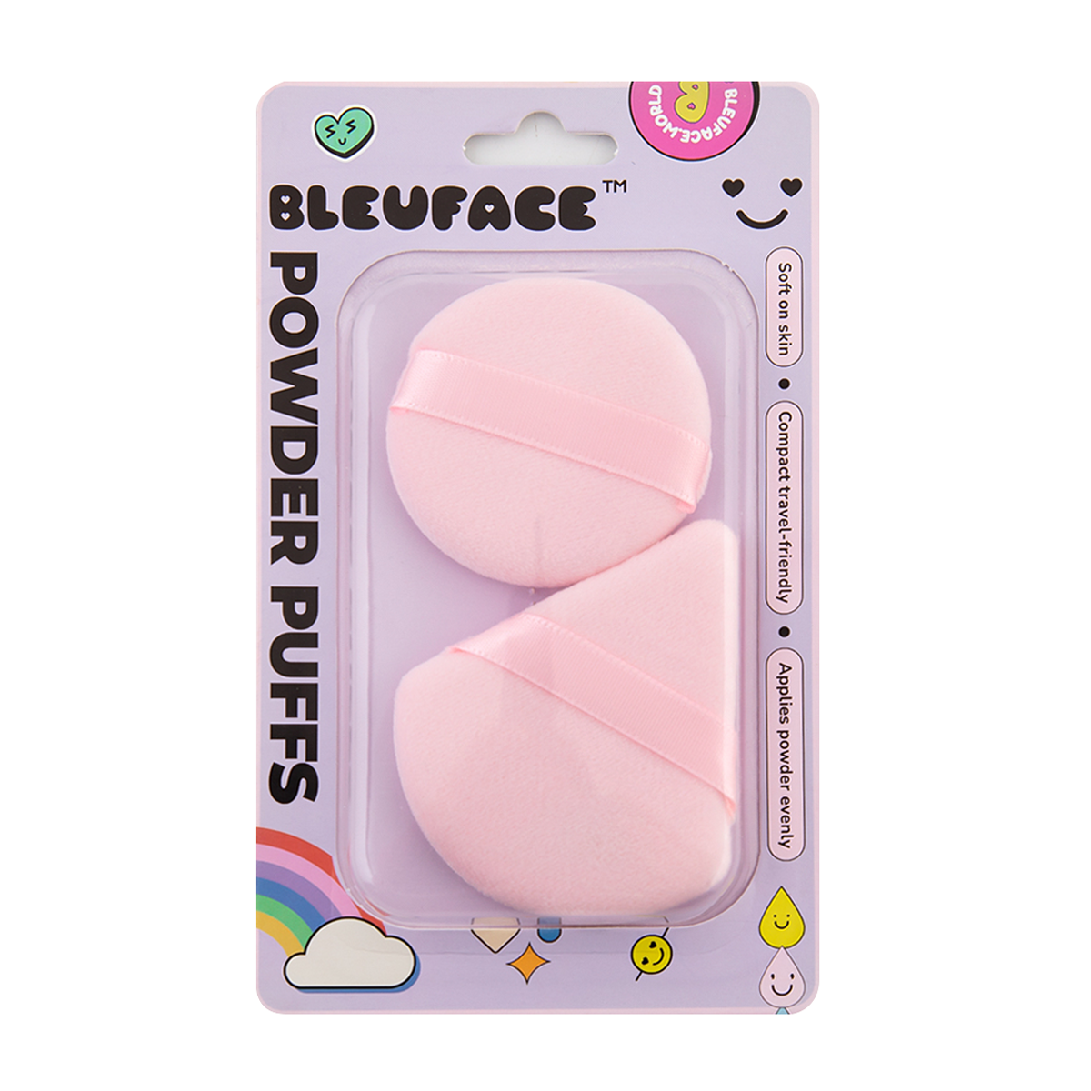 Bleuface Powder Puffs Round & Triangle