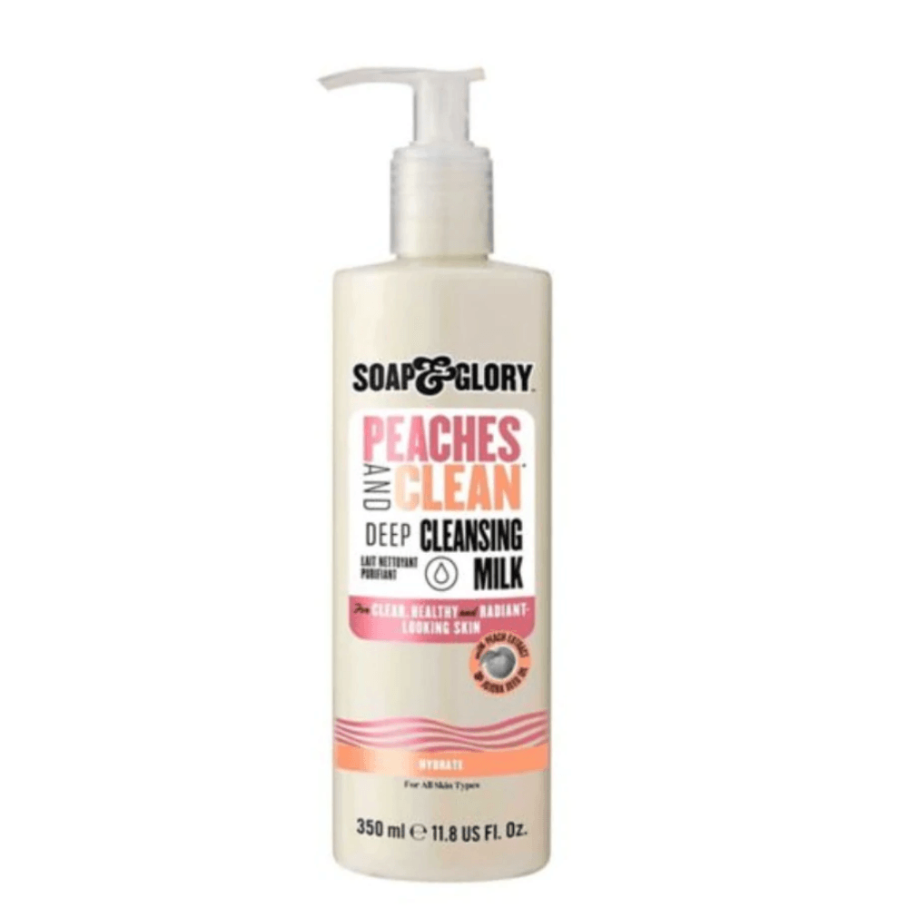 Soap & Glory Peaches And Clean Deep Cleansing Milk 350ml - TheSkinFit