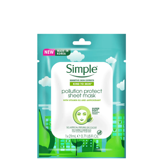 Simple Pollution Protect Sheet Mask 1 Piece - TheSkinFit