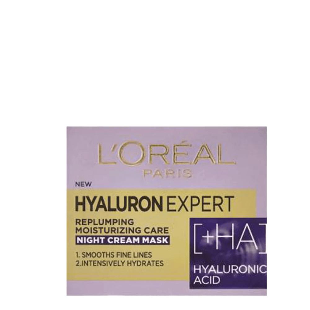 L'Oreal Paris Hyaluron Expert Replumping Moisturizing Care Night Cream Mask 50ml - TheSkinFit