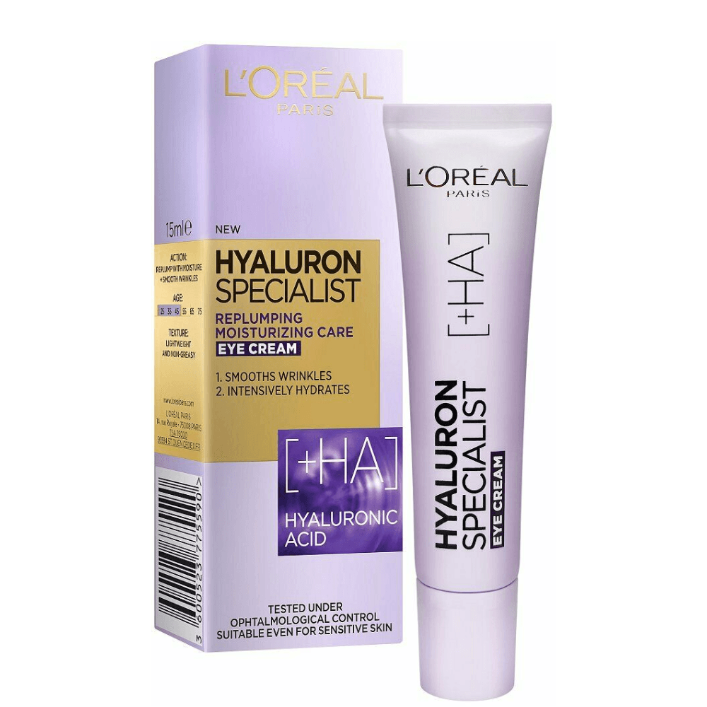 L'Oreal Paris Hyaluron Expert Replumping Moisturizing Eye Cream 15ml - TheSkinFit