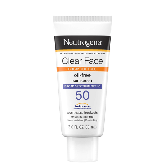 Neutrogena Clear Face Sunscreen Lotion SPF50 88ml - TheSkinFit