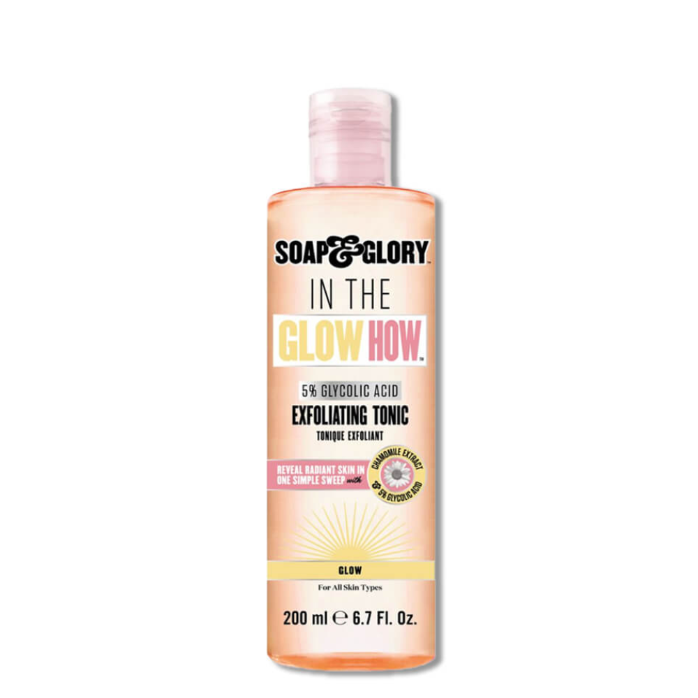 Soap & Glory In The Glow How 5% Glycolic Acid Exfoliating Tonic 200ml