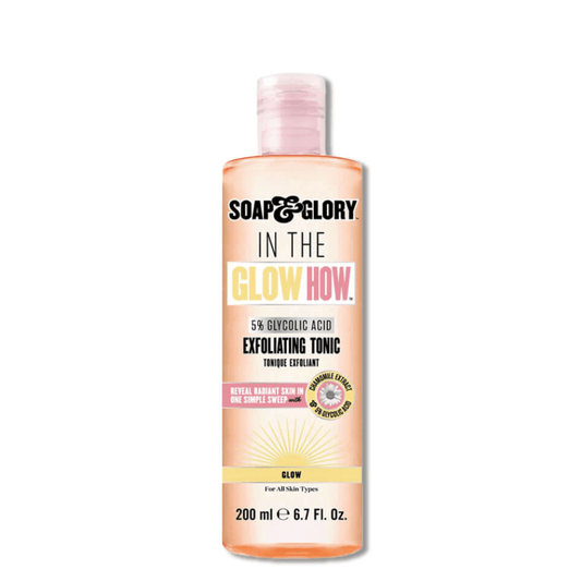 Soap & Glory In The Glow How 5% Glycolic Acid Exfoliating Tonic 200ml - TheSkinFit