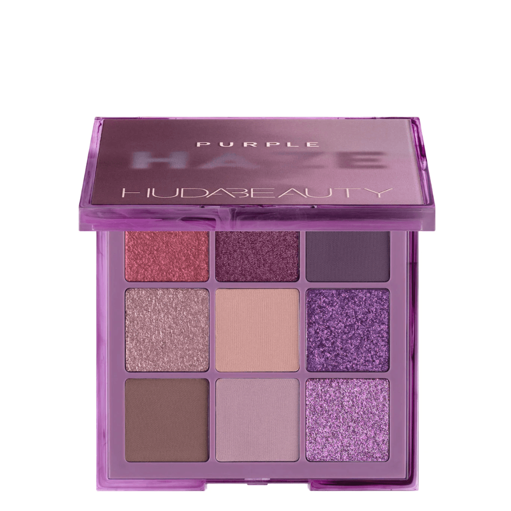 Huda Beauty Haze Obsessions Eyeshadow Palette Purple 7.5gm - TheSkinFit