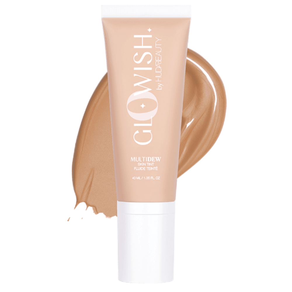 Huda Beauty Glowish Multidew Vegan Skin Tint Foundation Light Medium 04 40ml - TheSkinFit