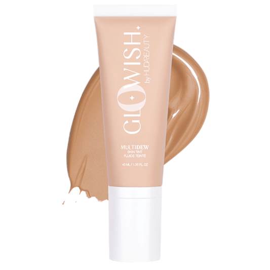 Huda Beauty Glowish Multidew Vegan Skin Tint Foundation Light Medium 04 40ml - TheSkinFit