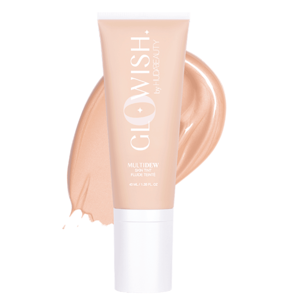 Huda Beauty Glowish Multidew Vegan Skin Tint Foundation Fair 01 40ml - TheSkinFit