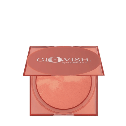 Huda Beauty Glowish Cheeky Vegan Blush Powder 01 Healthy Peach 2.5gm - TheSkinFit