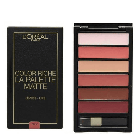 L'Oreal Color Riche La Palette Matte Lips Nude 1 Piece - TheSkinFit