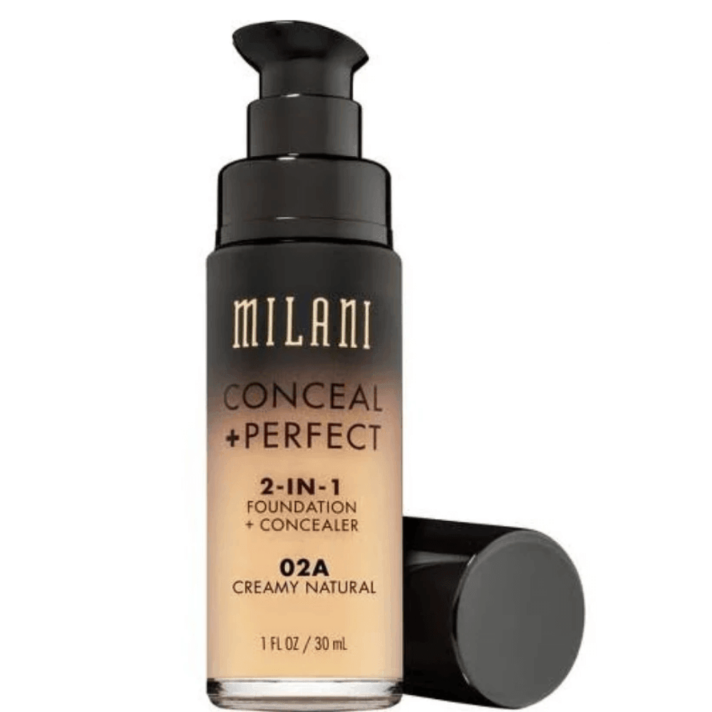 Milani Conceal + Perfect 2-IN-1 Foundation 02A Creamy Natural - TheSkinFit