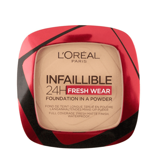 L'Oreal Paris Infallible 24H Fresh Wear Foundation In A Powder 140 Golden Beige 9gm - TheSkinFit