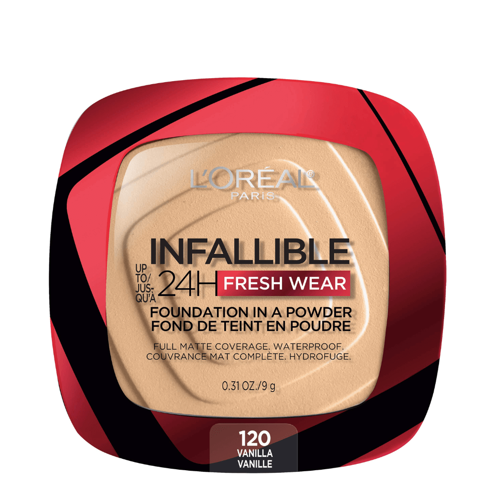 L'Oreal Paris Infallible 24H Fresh Wear Powder Foundation 120 Vanilla 30ml
