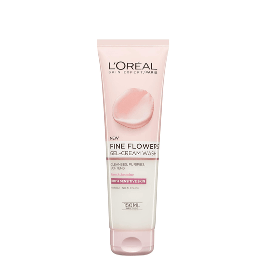 L'Oreal Paris Fine Flower Gel Cream Wash 150ml - TheSkinFit