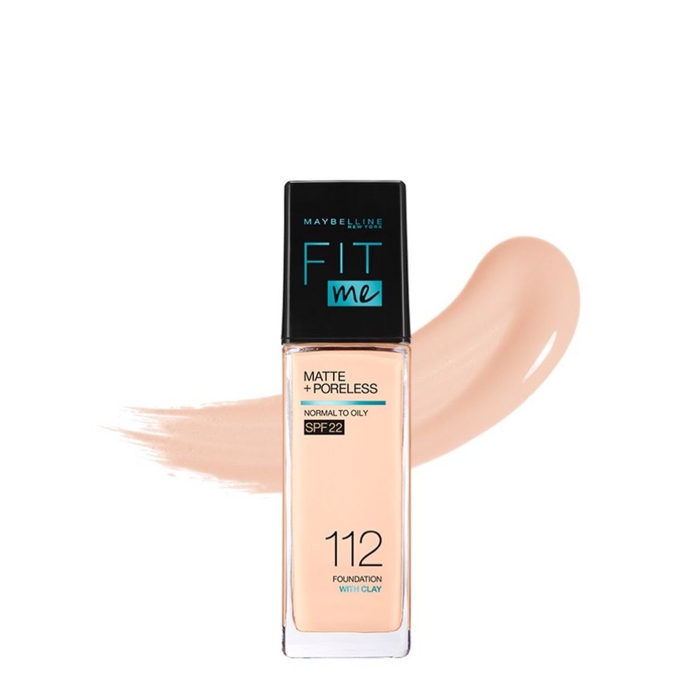 Maybelline Fit Me Matte + Poreless Liquid Foundation 112 Natural Ivory 30ml