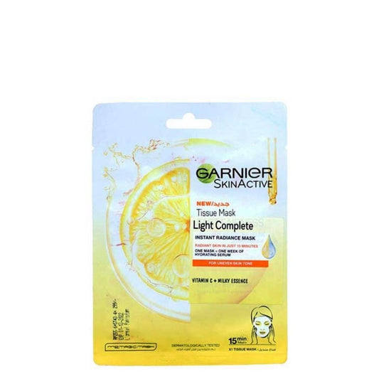 Garnier Tissue Mask With Vitamin C And Milky Essence 28gm
