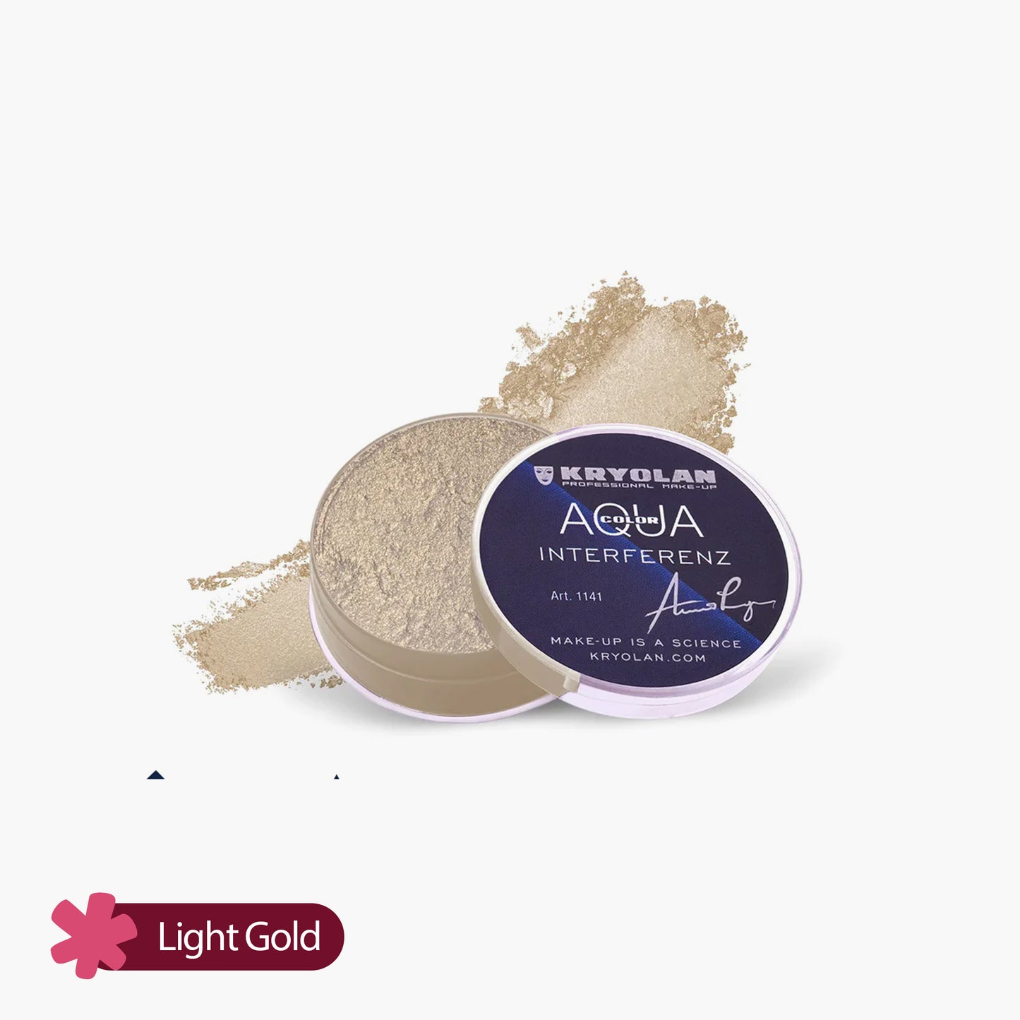 Kryolan Aquacolor Interferenz Light Gold 8gm