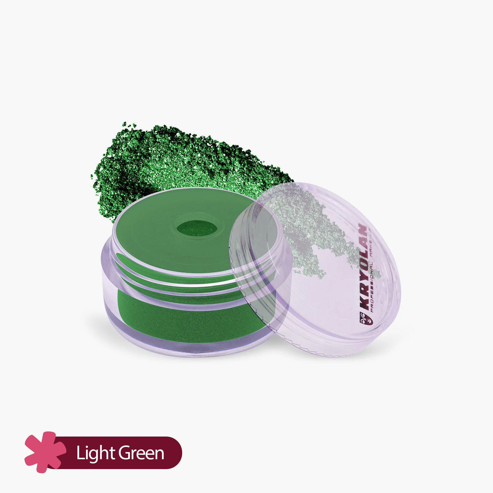 Kryolan Polyester Glimmer Light Green 4gm