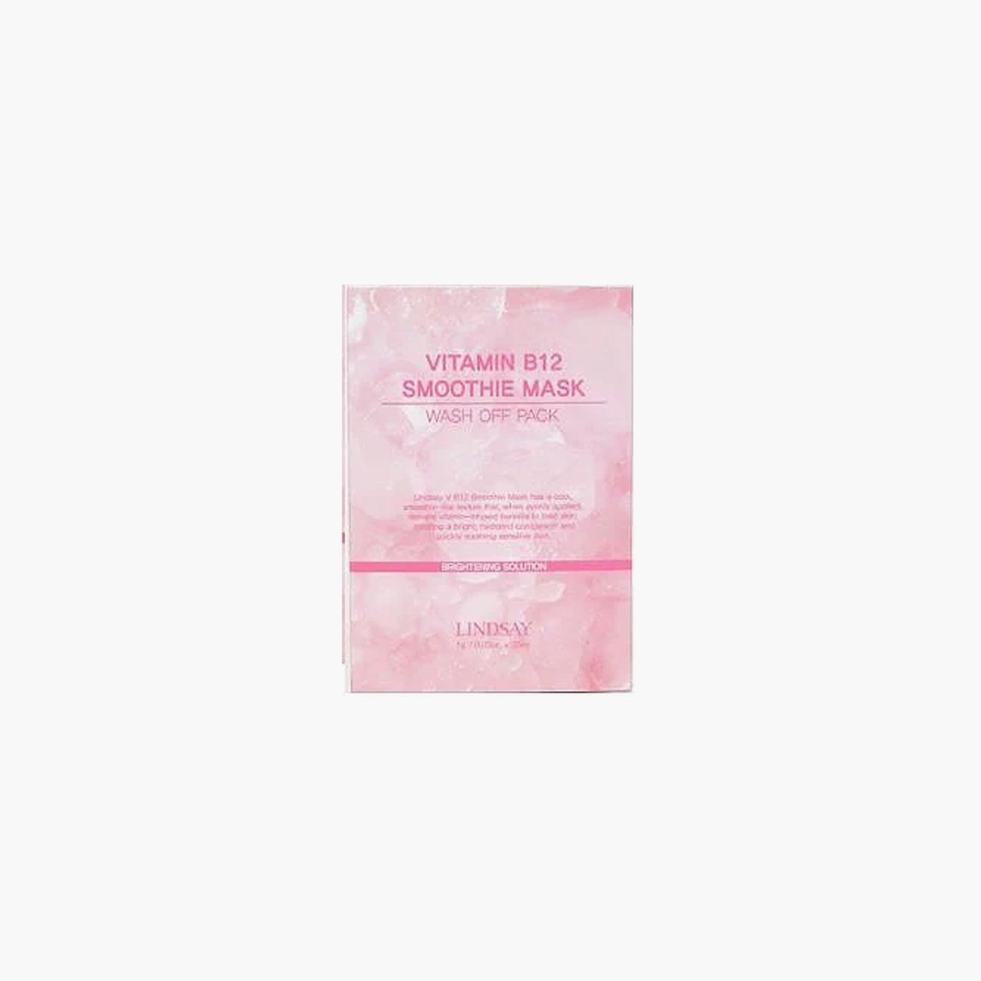 Lindsay Vitamin B12 Smoothie Mask Wash Off Pack 1gm - TheSkinFit