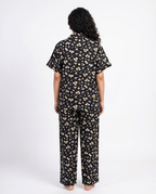 Sajiero Linen Pajama Suit Daisy Dream