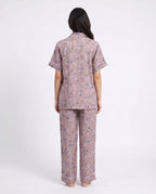 Sajiero Linen Pajama Suit Ditsy Floral