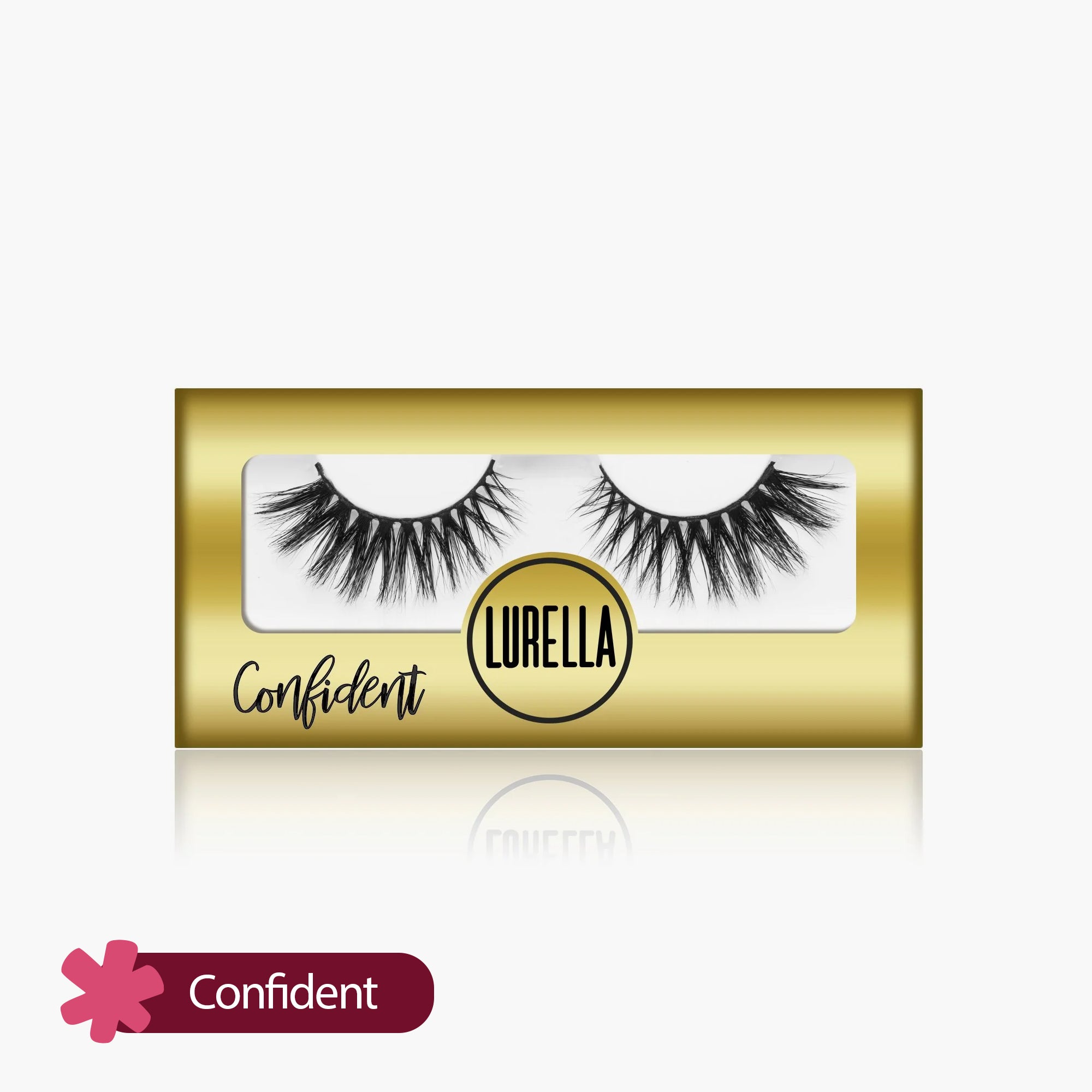 Lurella 3D Mink Eyelashes Confident 1 Pair
