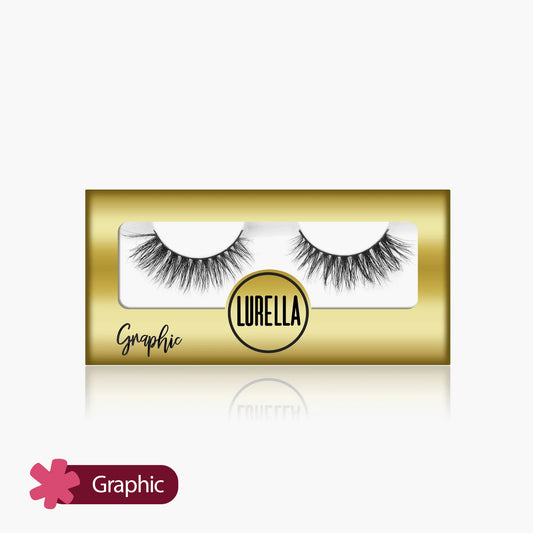 Lurella 3D Mink Eyelashes Graphic 1 Piece
