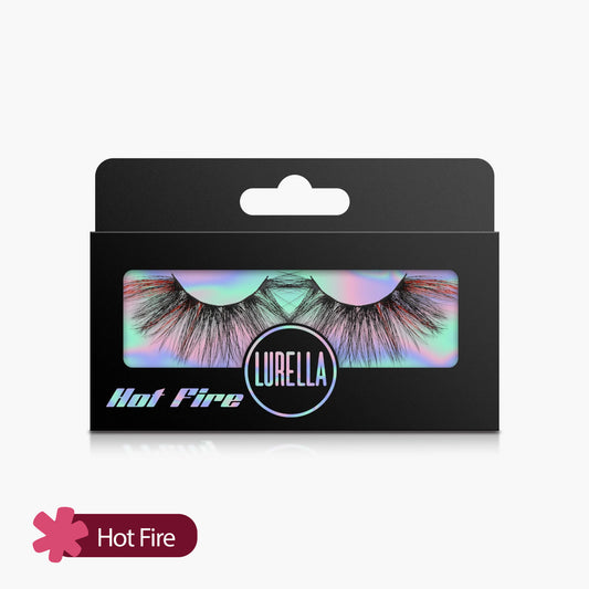 Lurella 3D Mink Eyelashes Hot Fire 1 Piece