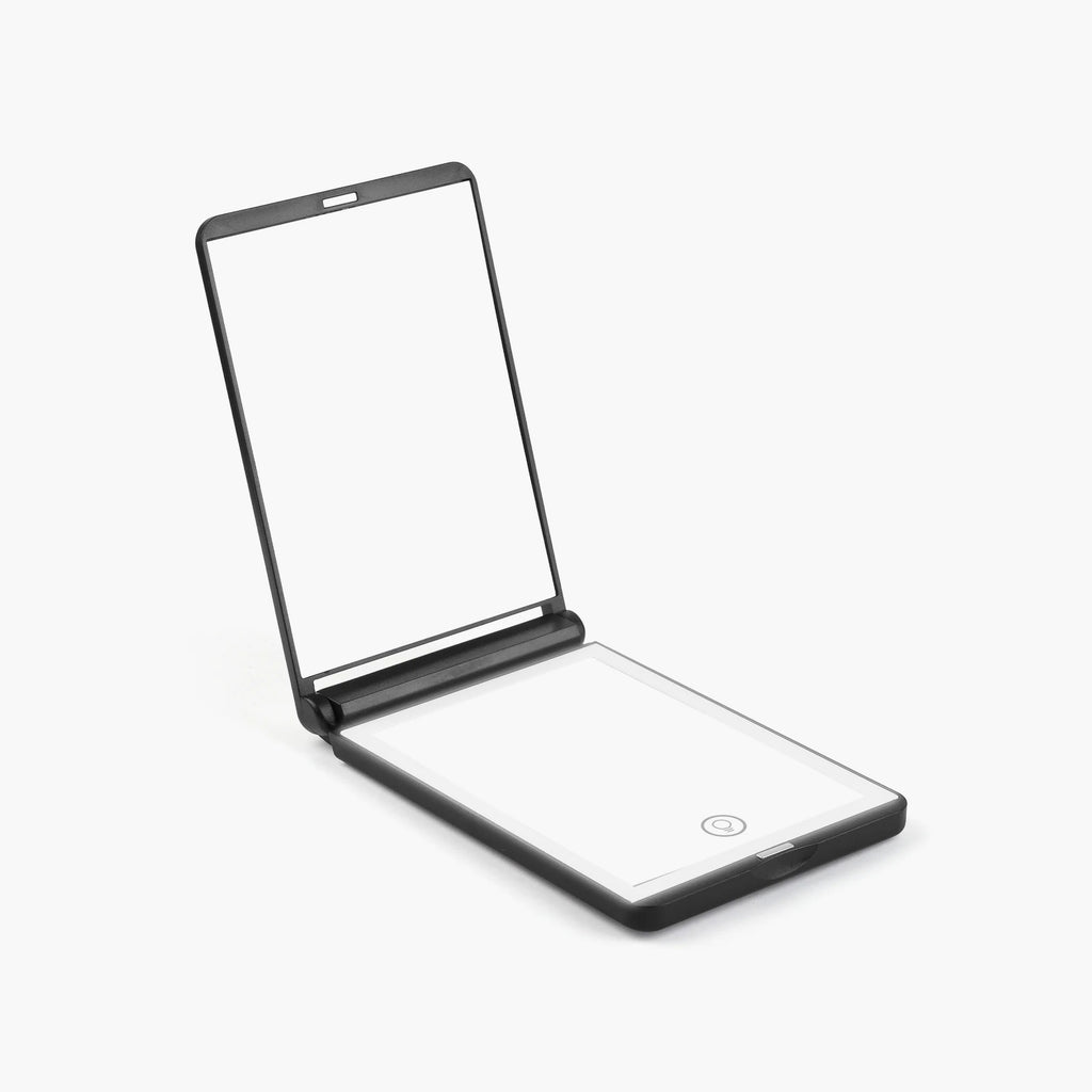 Lurella Glambright LED Handheld Mirror Black 1 Piece