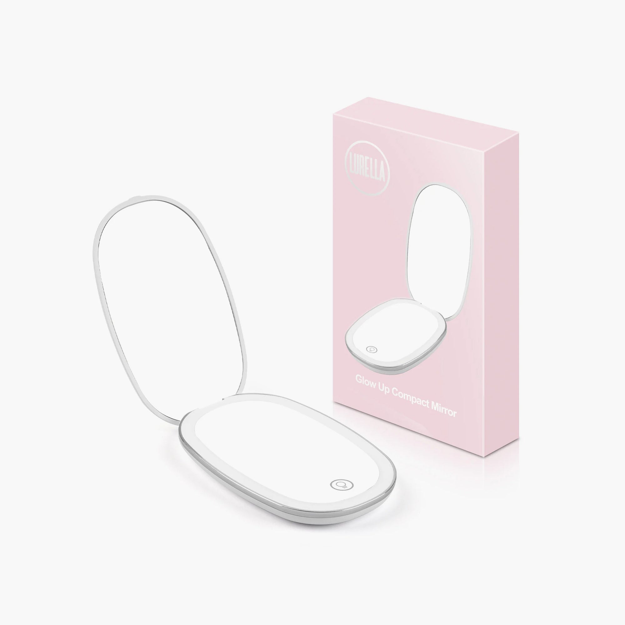 Lurella Glow Up Compact Mirror White 1 Piece