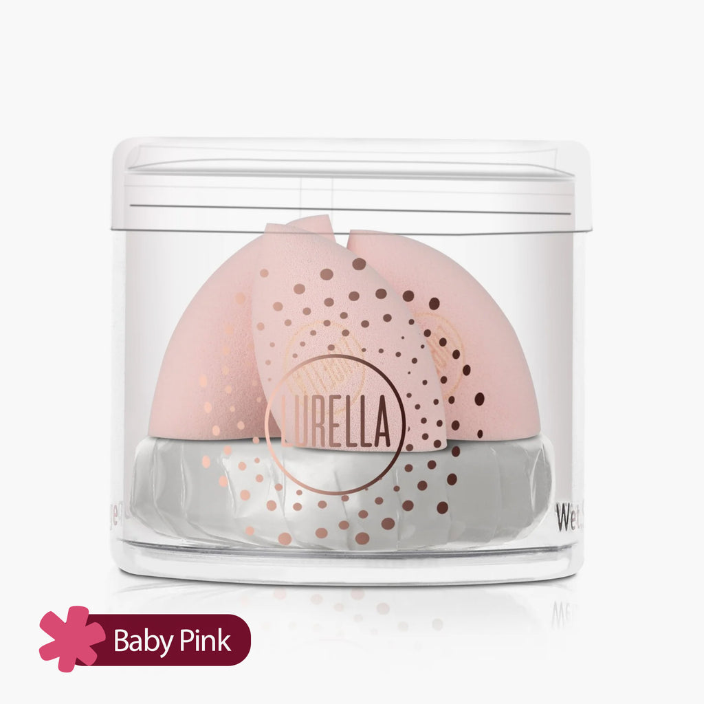 Lurella Mini Angled Sponge Baby Pink Pack