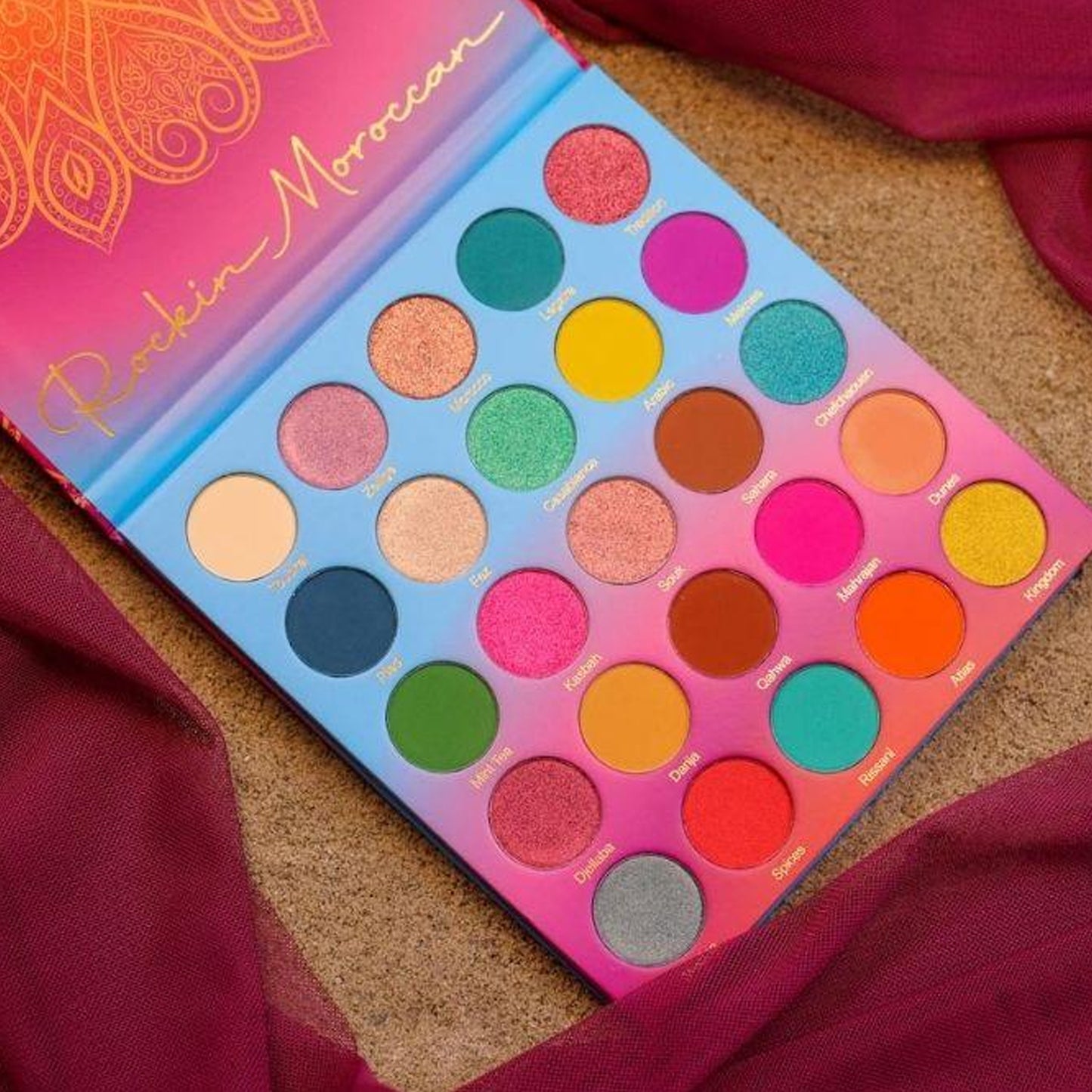 Lurella Rockin Moroccan Eyeshadow Palette 22.1gm