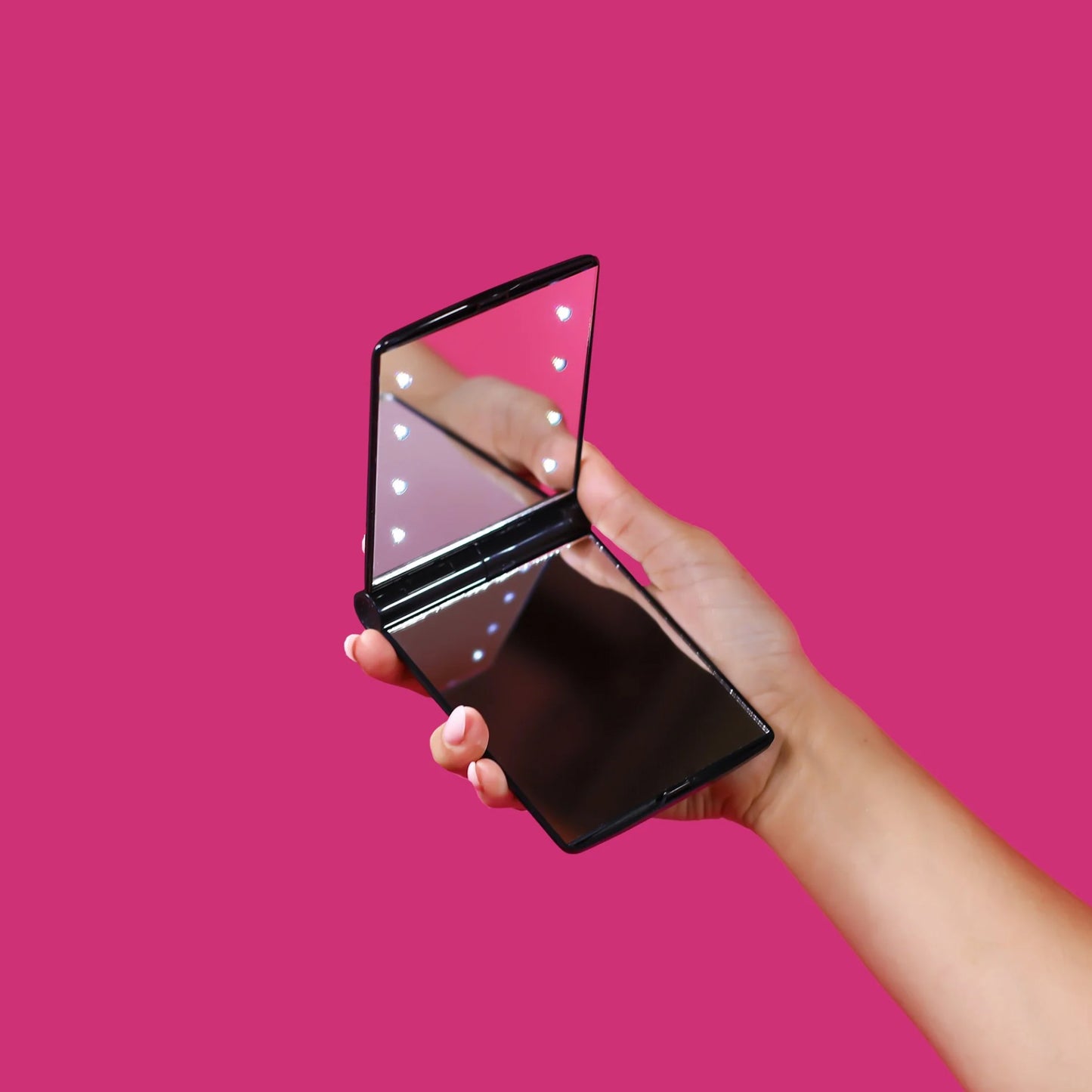 Lurella The Mirror In Black Compact Mirror 1 Piece