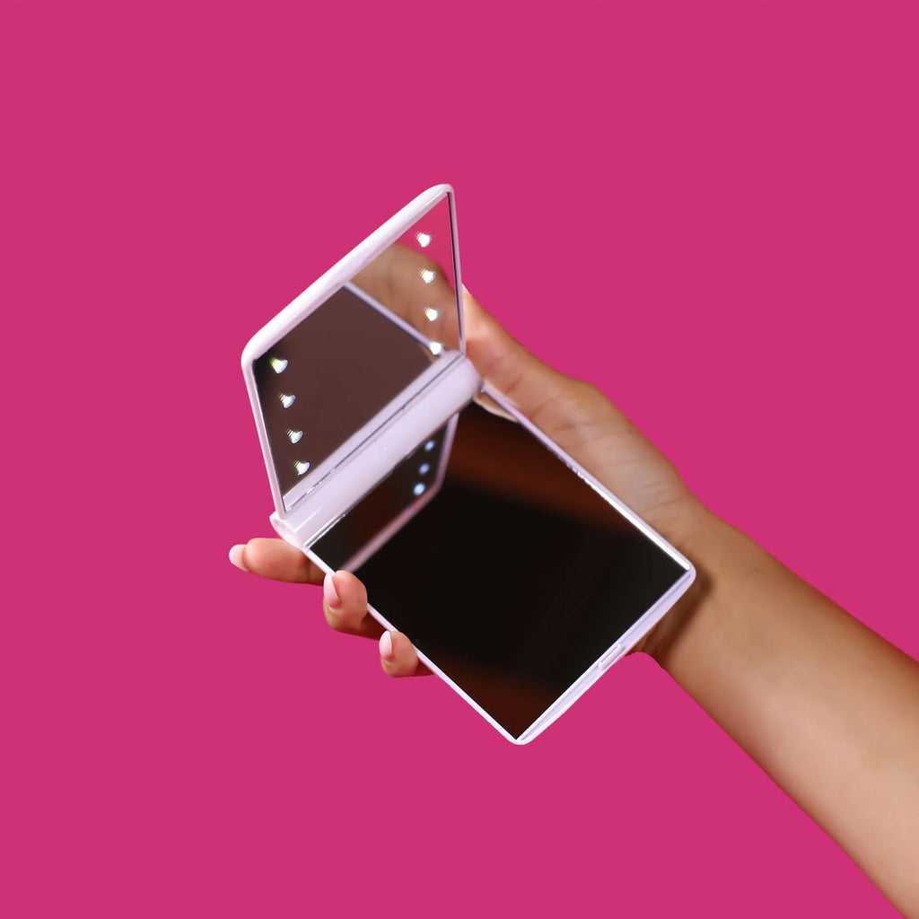 Lurella The Mirror In White Compact Mirror 1 Piece