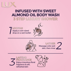 Lux French Rose & Almond Oil Body Wash