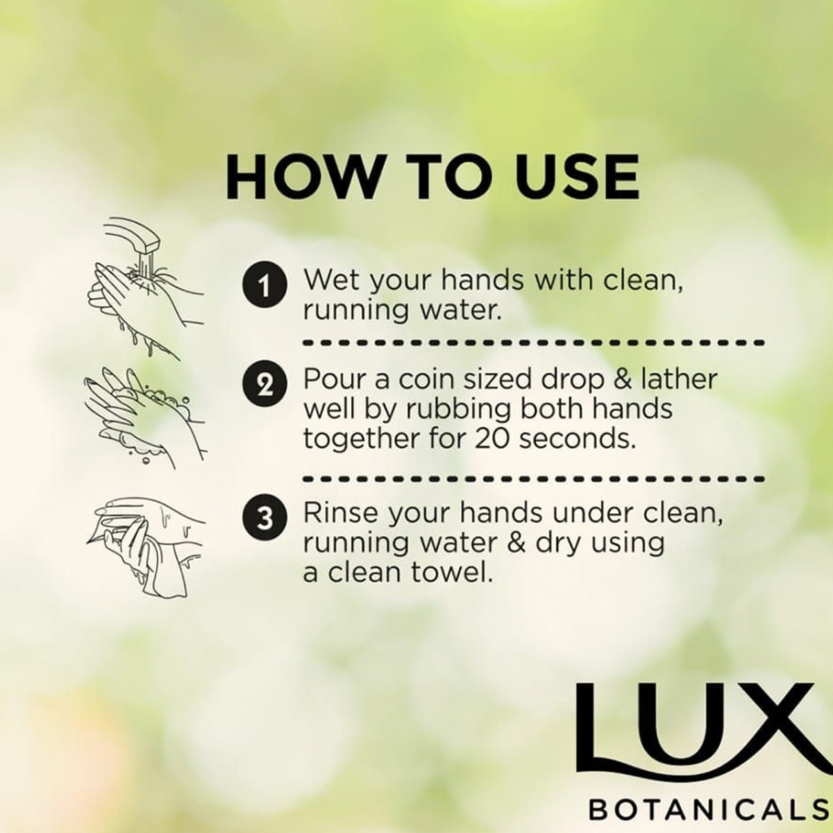 Lux Botanicals Freesia & Aloe Vera Scent Hand Wash