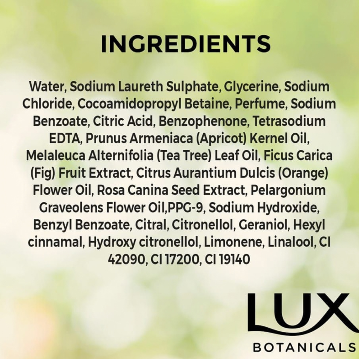 Lux Botanicals Freesia & Aloe Vera Scent Hand Wash