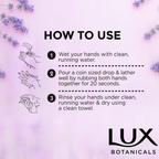 Lux Botanicals Lavender & Lotus Flower Oil Hand Wash Refill Pouch