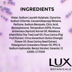 Lux Botanicals Lavender & Lotus Flower Oil Hand Wash Refill Pouch