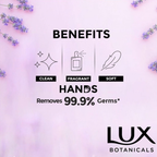 Lux Botanicals Lavender & Lotus Flower Oil Scent Hand Wash