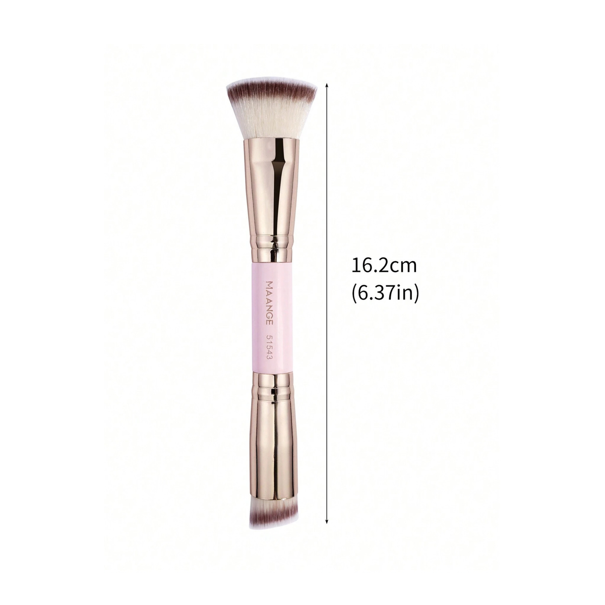 MAANGE Dual Ended Makeup Brush Pink