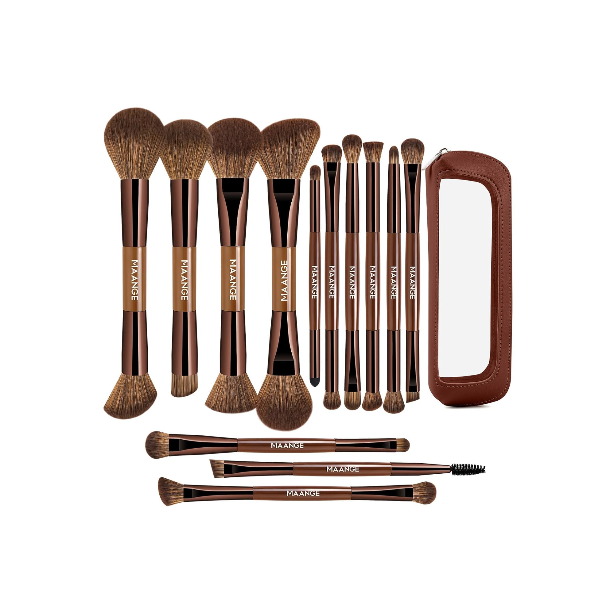 MAANGE Makeup Brush Set With Bag