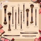 MAANGE Makeup Brush Set With Bag