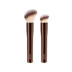 MAANGE Professional Aluminum Handle Makeup Brush Set Coffee Brown