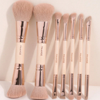 MAANGE Professional Dual Ended Makeup Brush Set Dusty Pink