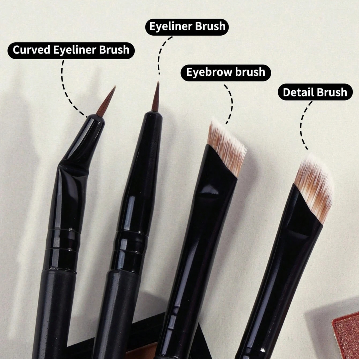 MAANGE Professional Makeup Brush Set Black