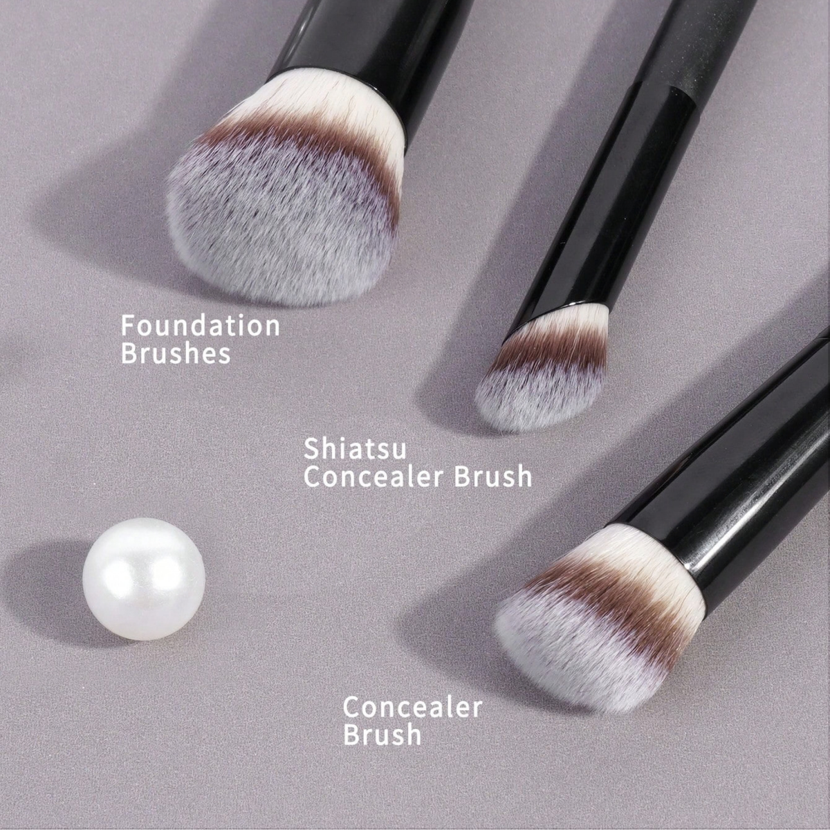 MAANGE Professional Makeup Brush Set Black